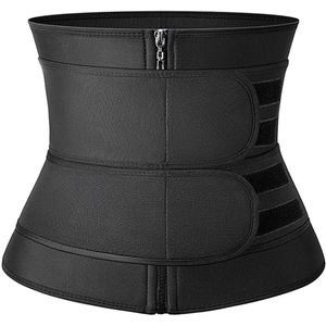 JustValue Luxe Waist Trainer - Waist Shaper - Corset - Korset - Afslankband - Zweetband Buik - Afslanken - XL - Zwart