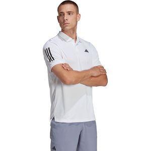 adidas Performance Club 3-Stripes Tennis Poloshirt - Heren - Wit