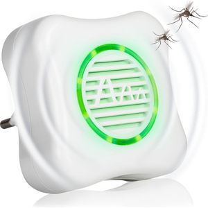 Muggenverjager LED met Nachtlicht - Insectenafweer Stekker zonder Chemicaliën - Gardigo