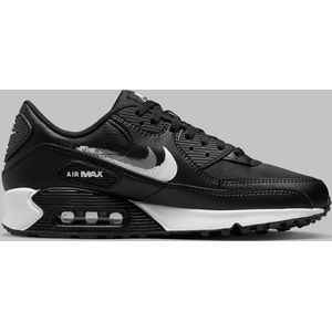 Nike Air Max 90 ""Grey Black Stencil"" - Maat 41 - Heren Sneakers - Zwart