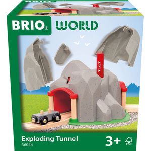 BRIO World – 36044 Ontploffende tunnel | Set speelgoedtreintjes voor kinderen vanaf 3 jaar