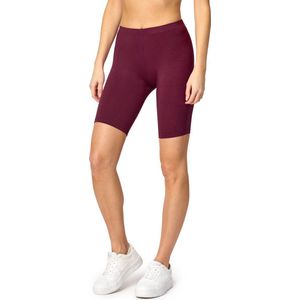 Bellivalini - BLV-BLV50-149-LE - Dames Leggings - Wijnrood - Sportbroek - Kort