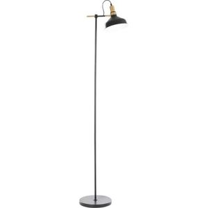 Vloerlamp DKD Home Decor Zwart Gouden Metaal Modern (48 x 25 x 140 cm)
