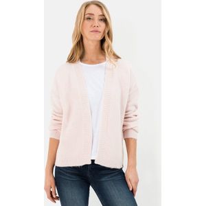 camel active Gebreid vest gemaakt van een aangename mix van materialen - Maat womenswear-S - Roze