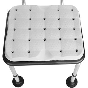 Douchestoel Kussen Waterdicht (39x32x3 cm, Krukje Niet Inbegrepen), Kussen voor Douchezitje, Zitkussen voor Douchestoel, Kniekussen Tuinieren, 100% Waterdicht Schuim - Made in Europe