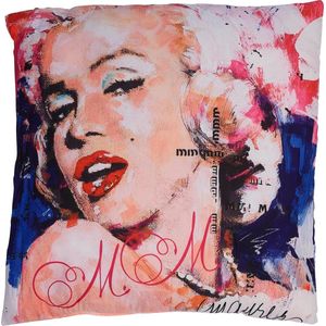 Sierkussen - Marilyn Monroe - Multicolor - 40 Cm X 40 Cm
