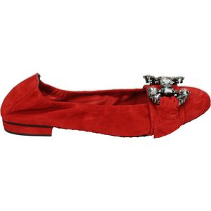 Kennel & Schmenger - 21 10120.513 - Ballerina's - Rood - Suède