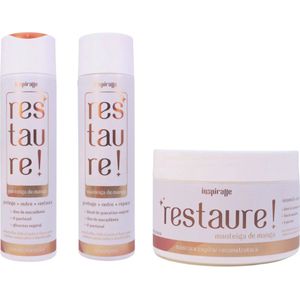 Inspiralle Restaure - Shampoo + Conditioner + Máscara keratine behandeling - Manteiga de Manga (Mangoboter)