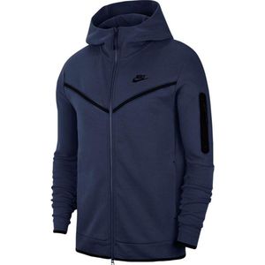 Nike - Tech Fleece - Hoodie - Blauw