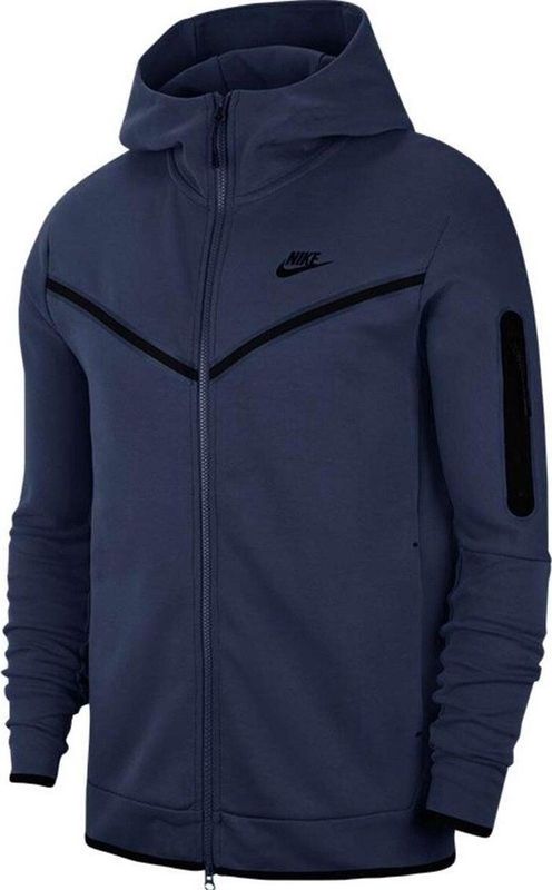 Nike - Tech Fleece - Hoodie - Blauw