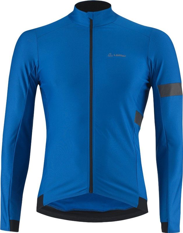 Loeffler - M Bike L/S Jersey Capitano - Wielrenshirt - Blauw - Lange Mouwen