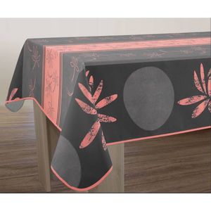 Tafelkleed anti-vlek Lys poudre rond 160 cm Tafellaken - Decoratieve Tafel Accessoires - Woonkamer Decoratie - Bonne et Plus®