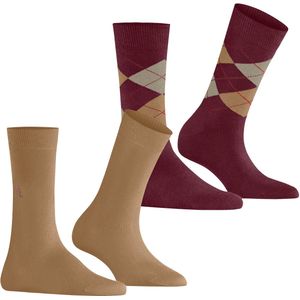 Burlington - Everyday X-Mas - Dames Sokken - Veelkleurig - 2 Paar - Katoen Gedessineerd