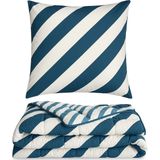 Ambiante Mares - Dekbed zonder Overtrek - Blauw - 140x200 cm - All Year - Wasbaar