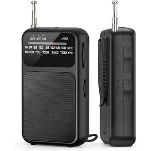 Noodradio - Solar Opwindbaar - Solar powerbank - 800mAh - Zonneenergie - Survival Noodpakket - Zaklamp Oplaadbaar - AM/FM - Noodrantsoen - Zwart