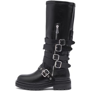 Smile Favorites® Dames Laarzen - Zwart - Imitatieleer - Maat 36 -