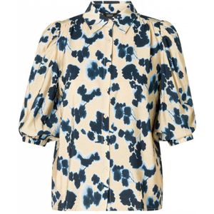 YESTA Vajenna Tops - Summer Blue/Multi Co - maat 4(54/56)