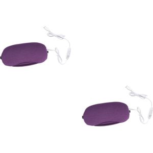 Slaapmasker voor Warmte en Ontspanning - 2 Stuks USB Stoom Oogmasker voor Droge Ogen