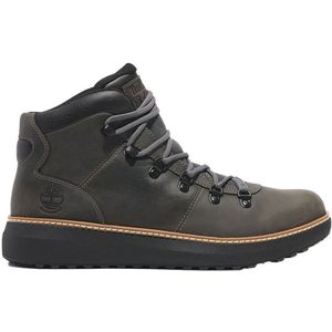 Timberland - Hudson Road Mid - Leren Chukka Laarzen - Grijs - Casual - Duurzaam