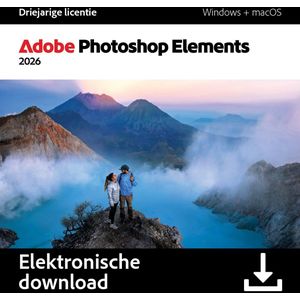 Adobe Photoshop Elements 2026 - Fotobewerkingssoftware voor Windows en MacOS