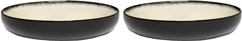 Dé tableware by Ann Demeulemeester - Diep Bord - Ø18,5 cm - Set van 2 - Multicolor