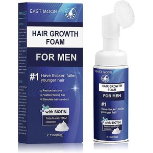 East Moon Haargroei Stimulator Foam - Minoxidil 5% Alternatief - Haargroei schuim - Haargroei versneller - Haargroeimiddel - Haaruitval Mannen - Haargroei producten vrouwen - Haargroei olie - Haargroei Mannen