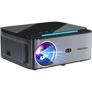 Autofocus Smart Home-projector 4k Ultra HD | Native 1080P Full HD-resolutie, HDMI ARC, Android TV, BT 5.1, WiFi 6 | 20000 lumen, 2 GB+32 GB