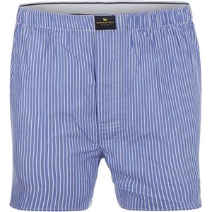 Steppin' Out Boxershort Poplin Streep Blauw - Maat S - Heren - Boxershorts