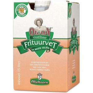 Oliehoorn | Vloeibaar frituurvet | 15 liter