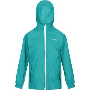 Regatta - Kids Pack It III Opvouwbaar Regenjack - Turquoise - Maat 104