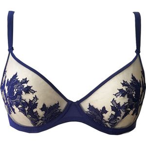 Parah - Balconette BH - Blauw - maat EU 75B/ FR 90B