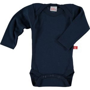 Romper lange mouw bio katoen donkerblauw 80