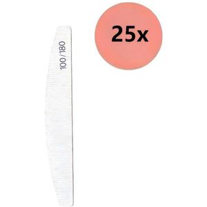 25 stuks spijkers - 100/180 grijs schalen - dubbelzijdig - paars kern - spijkerslachtpapier -17,8*2,8 cm - stijl 3