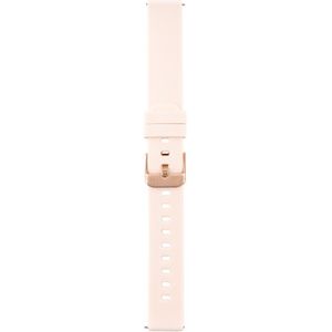 Bizoule Silicone Bandje 16mm - Roze met rose-goude gesp - voor Smarwatch Beleza
