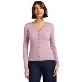 Lee - Washed Waffle Henley - T-shirt - Plumberry - Lange Mouwen