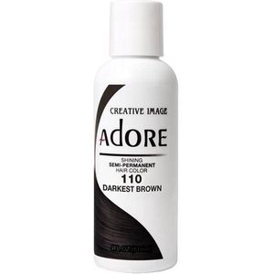 Adore - Shining Semi Permanent Hair Color - Donkerbruin - Haarverf