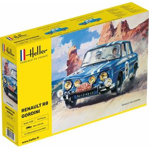 1:24 Heller 80700 Renault R8 Gordini Car Plastic Modelbouwpakket