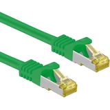 Wentronic 91577 - Cat 7 STP-kabel - RJ45 - 0.5 m - Groen