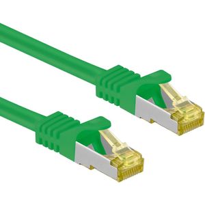 Wentronic 91577 - Cat 7 STP-kabel - RJ45 - 0.5 m - Groen