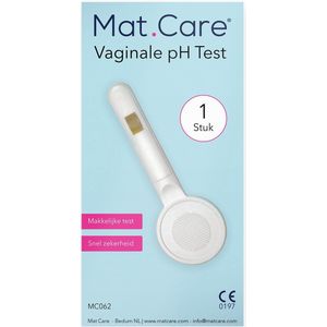Mat Care vaginale pH thuistest - vaginale schimmel test - vaginale bacteriose test - 1 test