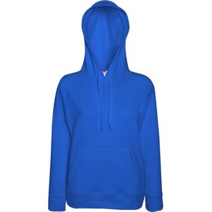 Fruit Of The Loom Dames Getailleerd Lichtgewicht Hoodie Dames met Capuchon  (240 GSM) (Royaal Blauw)