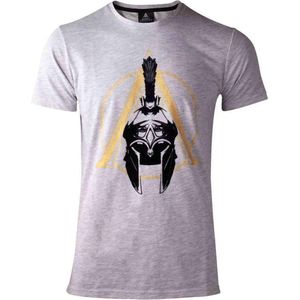 Assassin's Creed Odyssey - Spartan Helmet heren unisex T-shirt grijs - 2XL