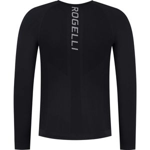 Rogelli - Essential - Ondershirt - Zwart - Lange Mouwen - Unisex