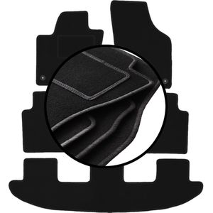 Set veloursmatten voor: Seat Alhambra II minivan (2010-)