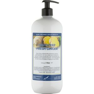 Handzeep Fresh Ginger 1 liter - met gratis pomp