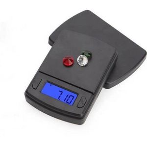 Mini Precisie Weegschaal per 0.01 gram - max 100 gram - zakformaat - voor post, sieraden & supplementen - inclusief batterijen