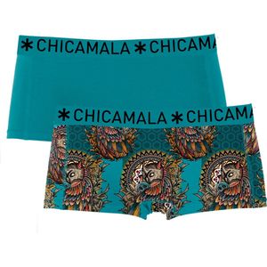 Chicamala Meisjes Boxershorts - 2 Pack - Maat 122/128 - Meisjes Onderbroeken