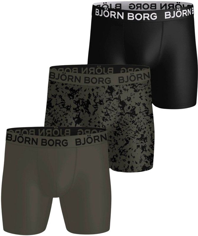 Björn Borg Sports Microfiber Boxershorts Heren (3-pack) - Maat L