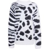 myMo - Gebreide Trui - Wilde Mix - Leeuw en Zebra