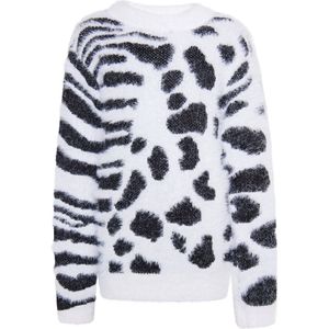 myMo - Gebreide Trui - Wilde Mix - Leeuw en Zebra